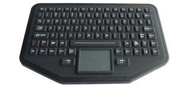 Клавиатуры беспроводного силикона ИП68 промышленное соединение УСБ/ПС2 с красным баклигхт