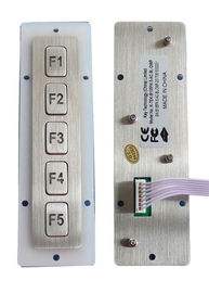 Кнопочная панель держателя панели доказательства вандала, промышленные ключи кнопочной панели 5 функции матрицы