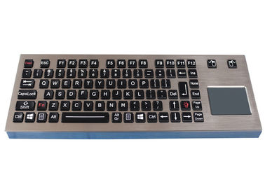 Усиливанная настольная водоустойчивая клавиатура с баклигхт металла ключей сенсорной панели ИП68 89