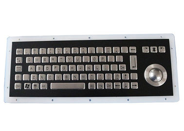 71 клавиатура ключей ИП67 промышленная с нержавеющей сталью держателя панели металла черноты трекбола