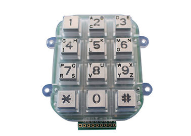 Численная система управления ИП65 12 кнопочной панели 4кс3 Асесс металла пользуется ключом интерфейс матрицы точки