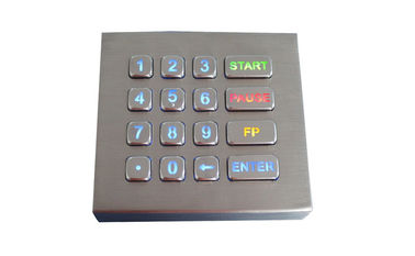 Кнопочная панель ИП68 держателя панели 16 ключей динамическая делает подсвеченное водостойким с интерфейсом УСБ