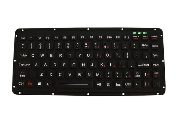 Усиливанная динамика клавиатуры силиконовой резины Emc военная загерметизировала 87 ключей