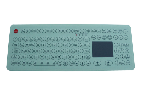 Установка панели клавиатуры мембраны доказательства масла промышленная с сенсорной панелью IP67
