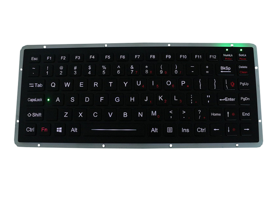 Сплав IP67 клавиатуры EMC 86 ключей алюминиевый динамический делает водостойким