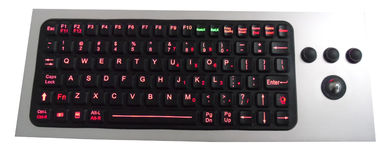 клавиатура с PS/2, соединение ранга силиконовой резины 86 ключей красная воинская USB привязывает