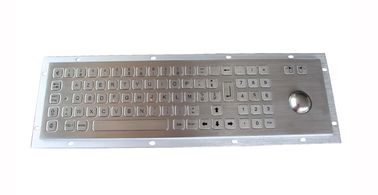 Динамическая панель IP65 установила клавиатуру нержавеющей стали с интегрированной мышью trackball