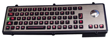 Клавиатура металла порта USB промышленная робастная с оптически trackball лазера