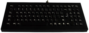 Клавиатура металла настольного компьютера черная черная с численный кнопочной панелью и ключами Fn, металлической клавиатурой