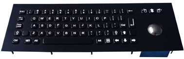 Клавиатура металла черноты Trackball ключей Маунта 69 панели с Линукс, Unix, Mac OSX