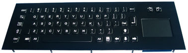 Вандал ультра тонкой динамической промышленной черной клавиатуры металла IP65 прочный упорный