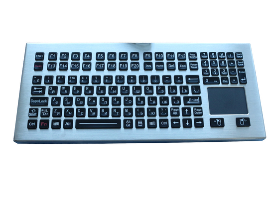 Доказательство вандала клавиатуры 116 ключей промышленное морское с интегрированной сенсорной панелью