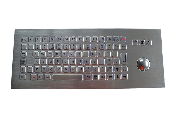 Промышленный киоск 100mA клавиатуры IP67 трекбола Washable с отдельными ключами FN