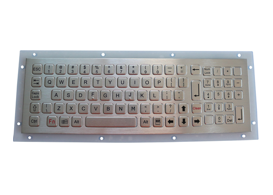 Клавиатура загерметизированная металлом нержавеющей стали динамическое Washable SUS304 почистила щеткой