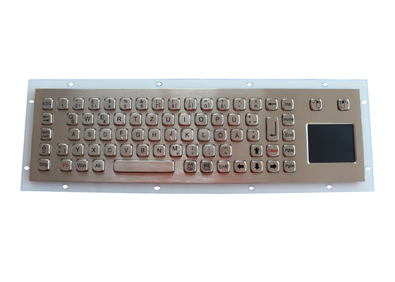 Ориентированная на заказчика длинноходовая промышленная клавиатура с сенсорной панелью, отверстиями установки