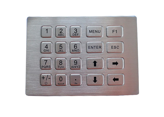 Кнопочная панель числовой клавиатуры нержавеющей стали интерфейса матрицы промышленная мини для киоска