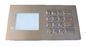Цветастые освещенные контржурным светом кнопочные панели usb кнопочной панели нержавеющей стали IP67 численные с LCD