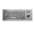 Прочная промышленная металлическая клавиатура библиотека банкомат киоск клавиатура нержавеющая сталь с трекболом