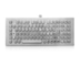 102-клавишная компактная водонепроницаемая клавиатура из нержавеющей стали для промышленного использования