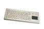 Изрезанная промышленная клавиатура металла ИП68 с сенсорной панелью переченя загерметизированной функцией