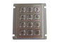 Держатель панели кнопочной панели промышленного вандала устойчивый численный освещенный 12 ключам контржурным светом ИП67 водоустойчивым