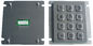 12 кнопочная панель нержавеющей стали доказательства пыли ключей IP65 длинноходовая с установкой верхней панели