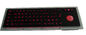 клавиатура USB черноты держателя задней панели 69 ключей промышленная с trackball backlight chamelone