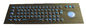 Нержавеющая сталь осветила клавиатуру USB с форматом компакта trackball