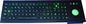 Черный цвет осветил backlit клавиатуру USB с механически CE trackball, FCC, ROHS
