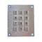 Почищенные щеткой SUS304 ключи числовой клавиатуры IK09 12 металла компактируют формат для киосков банка