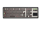 Динамическое IP65 почистило стальную усиливанную клавиатуру щеткой с сенсорной панелью